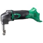 Grignoteuse � batterie - hitachi - hikoki cn18dslw4 - d�coupe t�le acier 16 mm - 144 / 18 v - poign�e ...