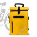 Hitway sacoche polyvalent de v�lo jaune 3 en 1 - 29 litres