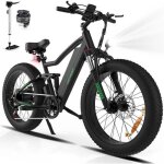 Hitway v�lo �lectrique 26 * 40 fat bike - vtt e - bike batterie amovible 48v 15ah - moteur 250w - shimano ...