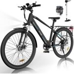 Hitway v�lo �lectrique 26 vae - batterie 36v / 12ah - moteur 250w - shimano 7 vitesses - vtt v�lo �lectrique ...