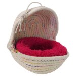 Hiver chaud nid doiseau maison abri cabane suspendu hamac pinson cage oiseaux cabane refuge pour hamster ...