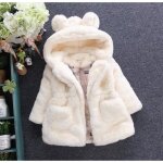 Hiver nouveau - n enfant en bas ge bb filles manteau  capuche chaud lh1007coebq06tg blanc