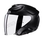 Hjc casque jet f31 mat avec visière miroir iridium Hjc casque jet f31 mat avec visière miroir iridium