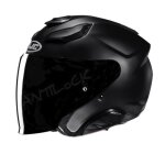 Hjc casque jet f31 mat avec visire teinte