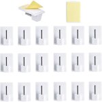 Ho2nle 20 pcs rideaux crochets adhésifs pour tringle rideau crochet autocollant accroche rideau sans ... Ho2nle 20 pcs rideaux crochets adhésifs pour tringle rideau crochet autocollant accroche rideau sans ...