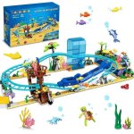 Hogokids circuit voiture doc�an jouet v�hicule jeux de construction 675pcs cadeau enfant 6 + ans