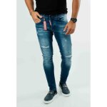 Jean bleu hollyghost - slim - homme - taille standard