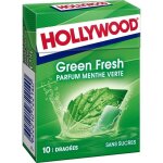 Hollywood chewing gum green fresh - parfum menthe verte - sans sucre avec dulcorants - lot de 20 paquets ...