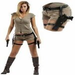 Holster double de cuisses - lara croft