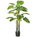 Arbre artificiel homcom pe 17x17x120cm vert