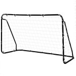 Homcom - cage de foot - m�tal - 203x81x120cm - noir