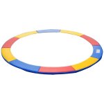Homcom - coussin de protection pour trampoline de remplacement - pvc - 244x244x0. 04cm - multicolore