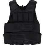 Homcom - gilet lest� - tissu - 50x1x60cm - noir