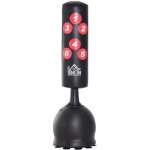 Homcom - sac de frappe - hdpe - 50x50x165cm - noir