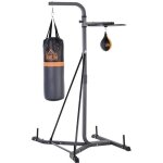 Homcom - station de boxe - acier - 115x157x221cm - noir
