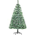 Sapin de no�l homcom pet 75x75x150cm vert