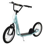 Homcom - trottinette - acier - 139x58x96cm - bleu