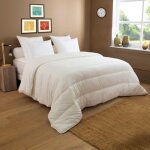 Couette - home deco - blanche - 220 x 240 cm - 550 gr / m� - microfibre - 4 saisons