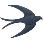 Home decor - wall deco decoration murale hirondelle 21 cm - 13065sg