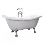 Home deluxe baignoire fama sur pied acrylique sanitaire i salle de bain accessoires de bain baignoire ...