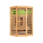 Home deluxe cabine infrarouge redsun xl deluxe taille: 155 x 120 x 190 cm pour 3 personnes i sauna infrarouge ...