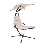 Home deluxe chaise longue flottante san remo r�sistant aux uv avec toit solaire rev�tement rembourr� ...