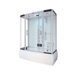 Home deluxe douche � vapeur diamond big >version: 190 x 100 x 220 cm - couleur: blanc