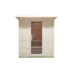 Home deluxe sauna ext�rieure talo l >taille: 221 x 217 x 221 cm