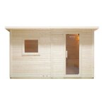 Home deluxe sauna ext�rieure talo xl >taille: 400 x 217 x 221 cm