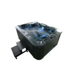Home deluxe spa ext�rieur black marble plus >version: plus couverture thermique et escalier