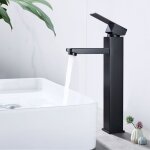 Homelody robinet salle de bain mitigeur lavabo haut pour vasque robinetterie lavabo avec poign�e carr� ...
