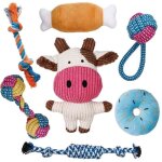 Homesoft lot 7 jouets interactifs pour chiots et petits chiens lancer tirer et macher. vendeur français ... Homesoft lot 7 jouets interactifs pour chiots et petits chiens lancer tirer et macher. vendeur français ...