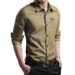 Homme chemise repassage facile manche longue coton classique slim fit casual taille standard s - 2xl ... Homme chemise repassage facile manche longue coton classique slim fit casual taille standard s - 2xl ...