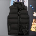 Gilet hommes - ecelen - lh0924sqsjakt09d - noir1 - automne - chaud - sans manches Gilet hommes - ecelen - lh0924sqsjakt09d - noir1 - automne - chaud - sans manches