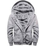 Homme hiver chaud sweats paisse veste  capuche double polaire manteaux doux hoodie blousons sweat ...