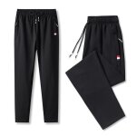 Hommes pantalon droit de poche zippée en coton de sport décontracté de couleur unie dautomne pour running ... Hommes pantalon droit de poche zippée en coton de sport décontracté de couleur unie dautomne pour running ...
