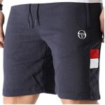 Short jogging - sergio tacchini - fascia 39493 - bleu - poches zippées - respirant Short jogging - sergio tacchini - fascia 39493 - bleu - poches zippées - respirant