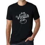 Homme tee - shirt je ne vieillis pas je prends de la valeur t - shirt vintage noir