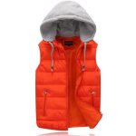 Homme veste sans manches doudoune matelass couleur lgre gilet  capuche manteaux pais en hiver m23c4 ...