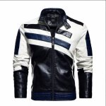 Hommes vintage moto veste 2022 hommes mode nouveau motard en cuir veste mle broderie bomber manteau ...