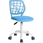 Fauteuil de bureau hauteur r�glable homy casa - bleu - style contemporain - enfant