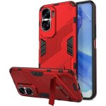 Coque - novago - honor 90 lite 5g - rouge - semi - rigide - support pliable