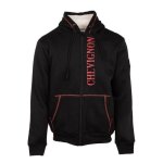 Sweat zipp  capuche fourre surpiqures colores homme chevignon