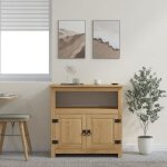 Hop - meuble tv gamme corona pin mexicain 80x43x78 cm - hop243746