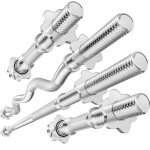 Hop - sport ensemble de barres de musculation en acier chrom�: droite 167 cm + curl ez 120 cm + courtes ...