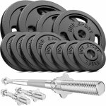 Hop - sport set dhalt�res en fonte 59 kg barre longue barres dhalt�res courte disques de poids jeu dhalt�res ...