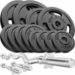 Hop - sport set dhalt�res en fonte 57 kg barre sz - curl barres courtes disques de poids jeu dhalt�res ...