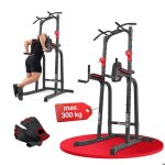 Hop - sport station de musculation hs - 1018k dips station barre de traction chaise romaine avec support ...