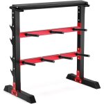 Hop - sport support de disques dhalt�re hs - 1007a �tag�re de rangement de disques de poids barres de ...