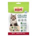 Hopi collier anti puces pour chat de plus de 6 kg - taille 60 cm - 4 mois de protection antiparasitaire ...